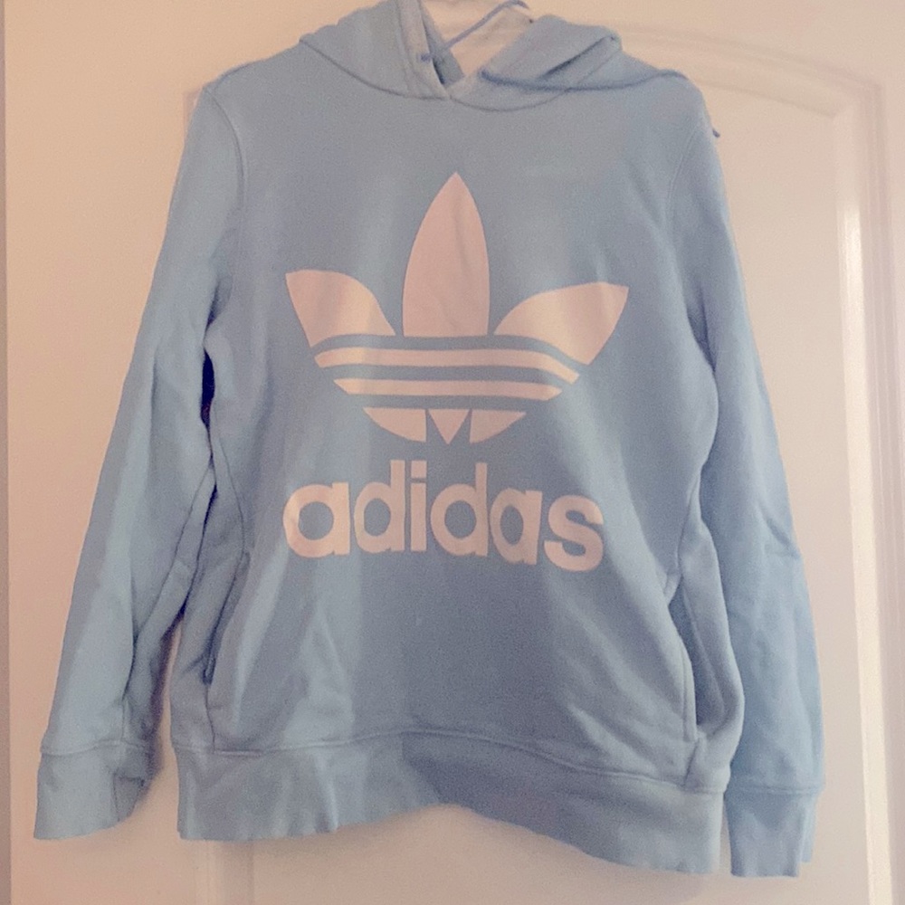 Blue adidas sweatshirt